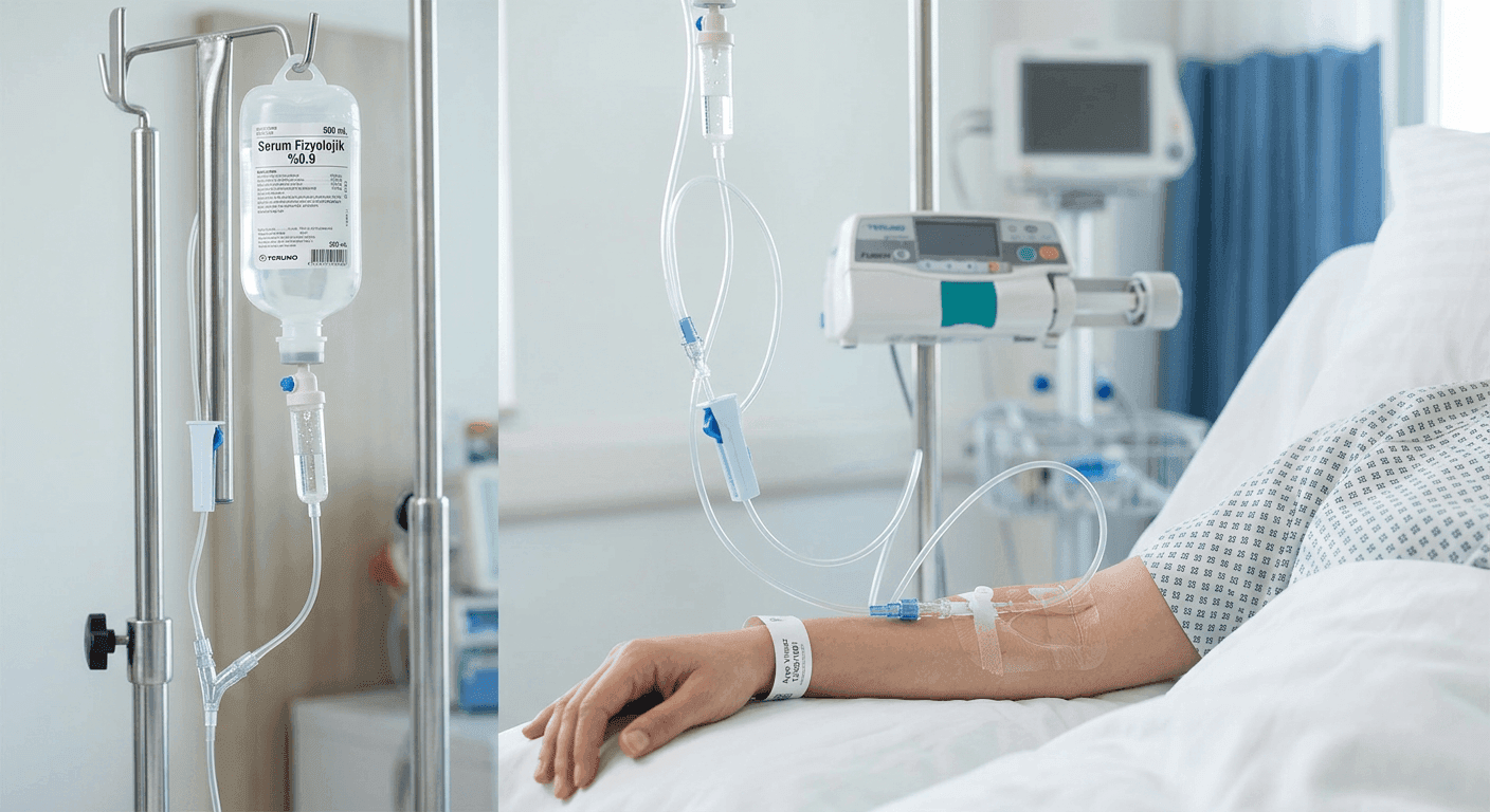 Soly care serum infuzyon seti